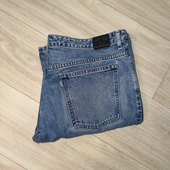 Vintage Levi's Silver tab BAGGY Jeans Men Size 36x32 Blue Y2K 90s Streetwear - Picture 1 of 11
